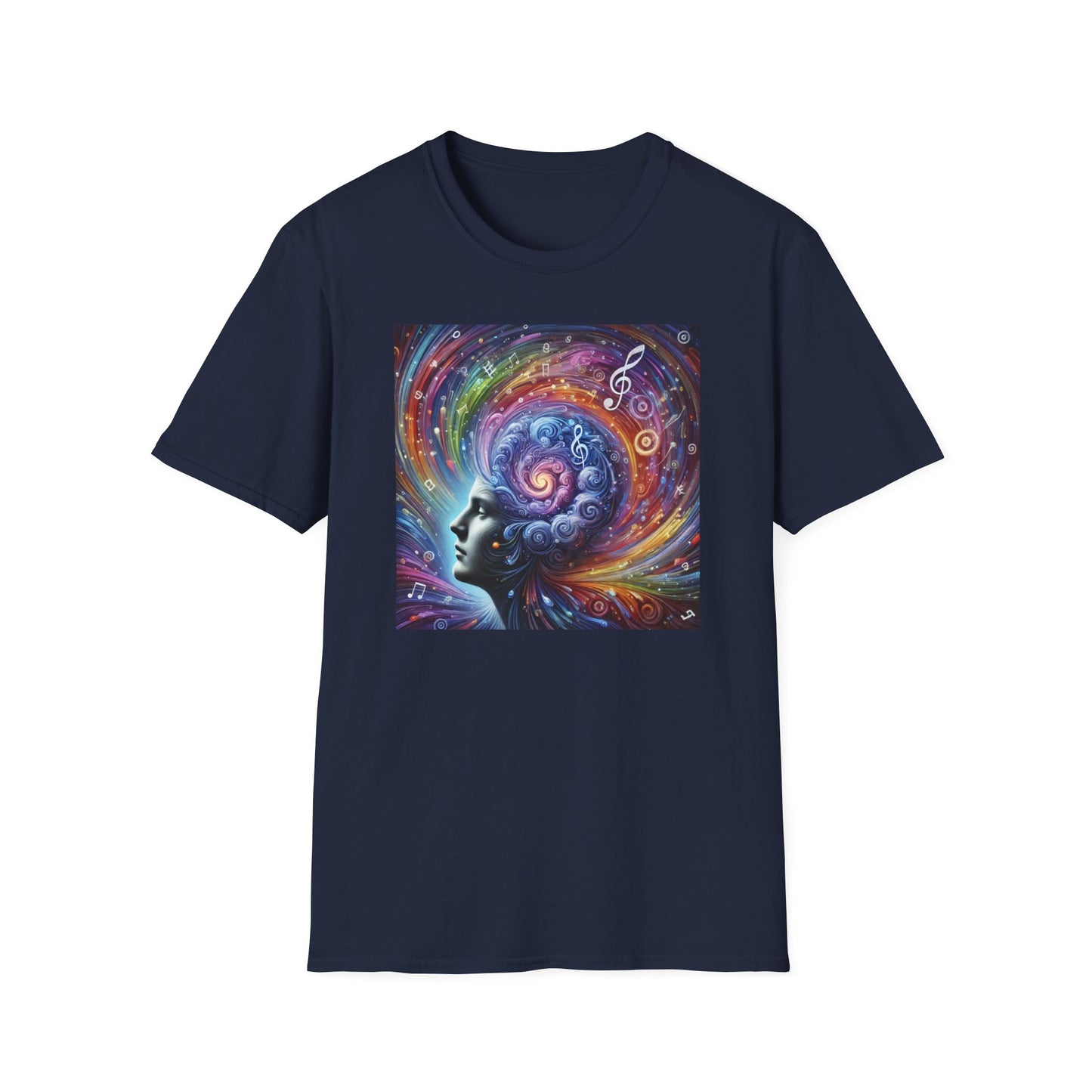 T-shirt "Vortex de pensées" HIP/Gifted - Unisex Softstyle T-Shirt