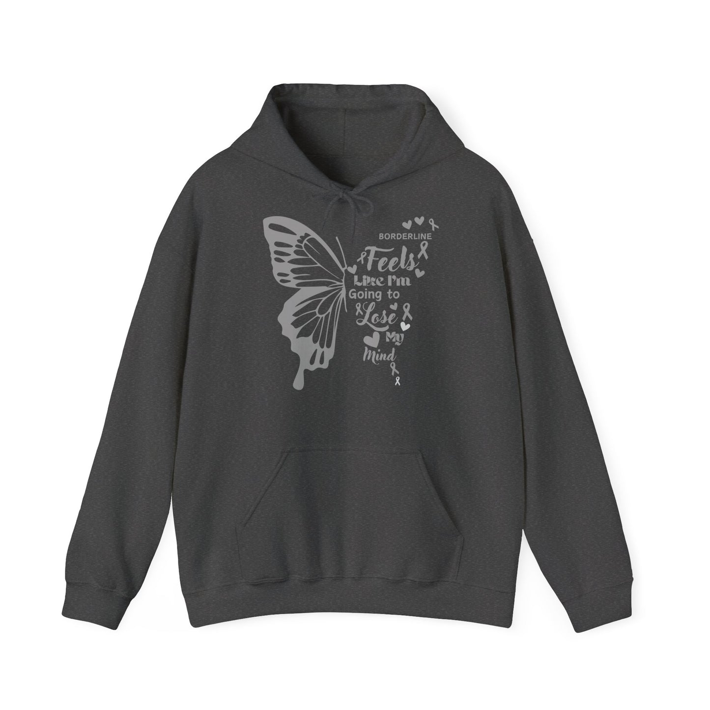 Hoodie "Le Vol Fragile de l’Esprit" - Unisex Heavy Blend™ Hooded Sweatshirt