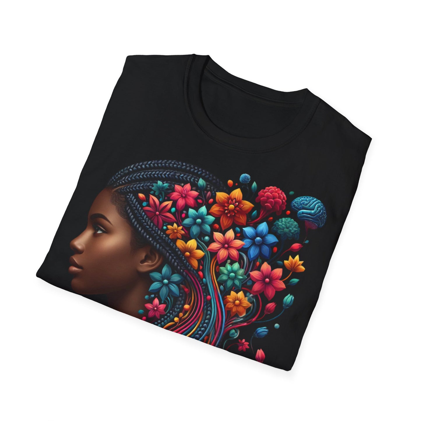 Femme Black Neurodiversity - Unisex Softstyle T-Shirt