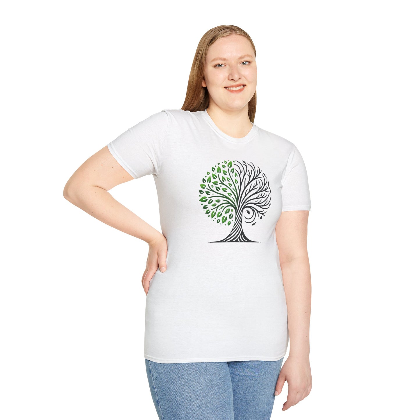 t-shirt "Symbole de l'arbre bipolaire" -Unisex Softstyle T-Shirt