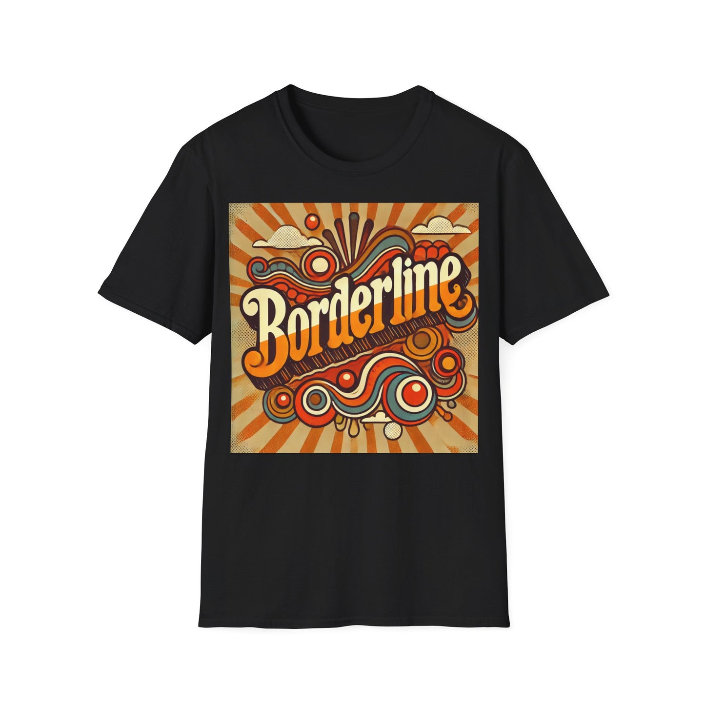 Borderline T-Shirt 70s  - Unisex Softstyle T-Shirt