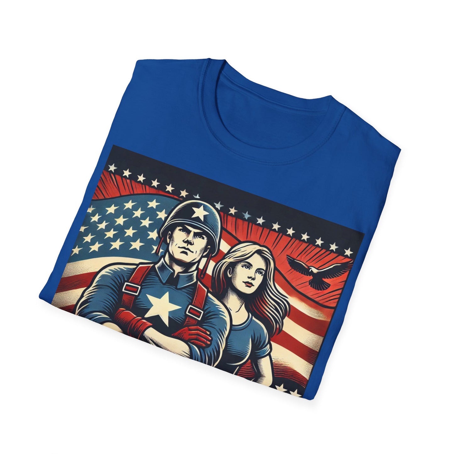 T-shirt "American Dyslexia" - Unisex Softstyle T-Shirt