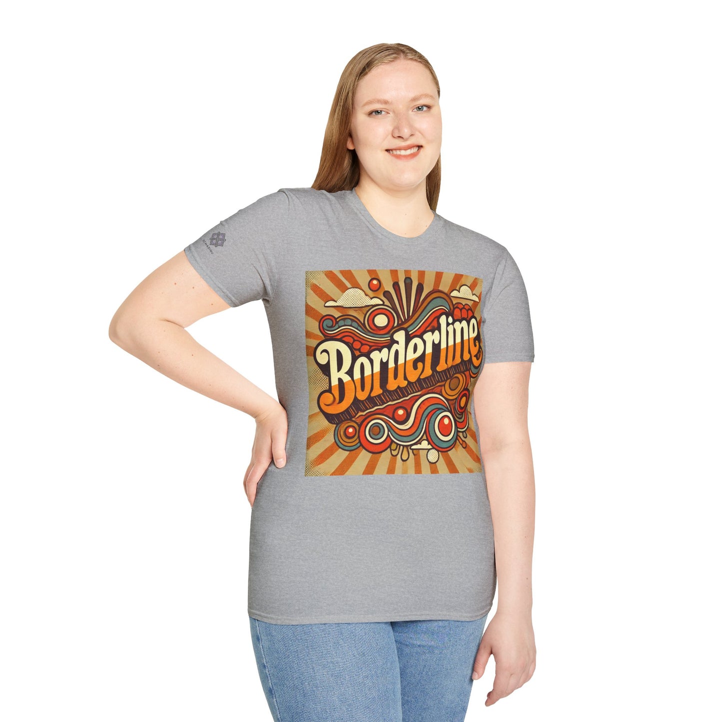 Borderline T-Shirt 70s  - Unisex Softstyle T-Shirt