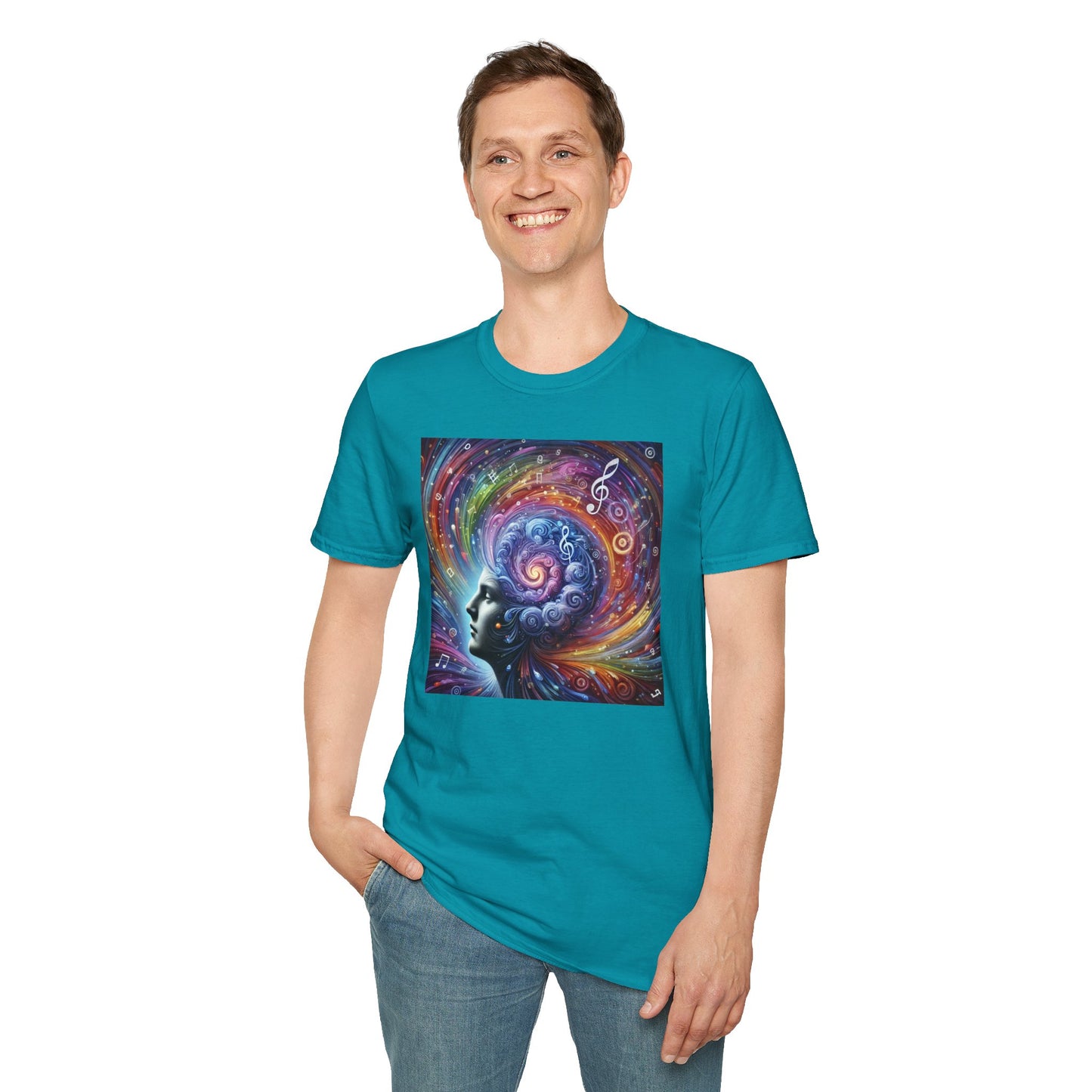 T-shirt "Vortex de pensées" HIP/Gifted - Unisex Softstyle T-Shirt