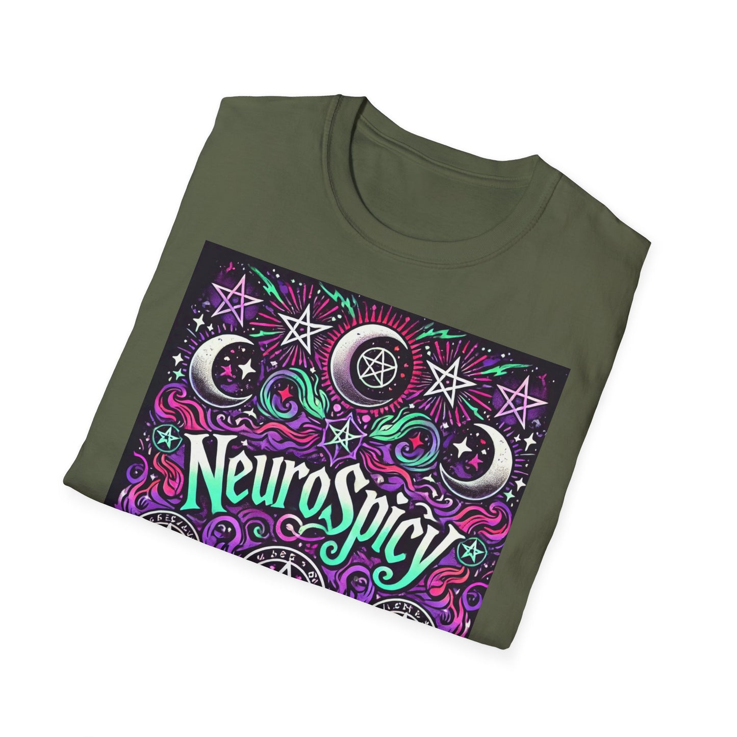 T-shirt "Wicca Neurospicy" - Unisex Softstyle T-Shirt