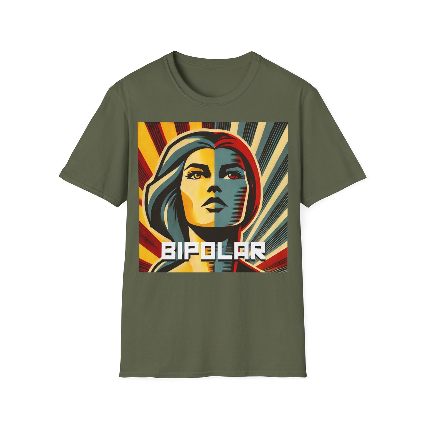 T-shirt "Bipolar Comrade" - Unisex Softstyle T-Shirt