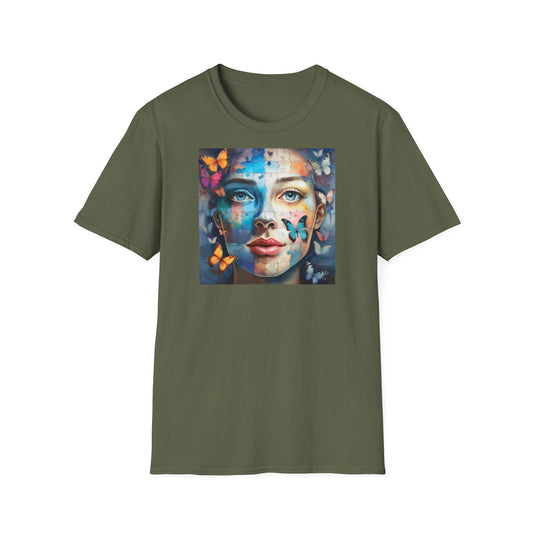 T-shirt "Chaque Pièce, Chaque Papillon" - Unisex Softstyle T-Shirt