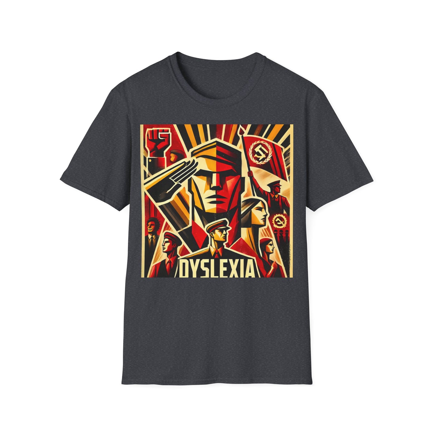 T-shirt "Dyslexie Comrad " - Unisex Softstyle T-Shirt