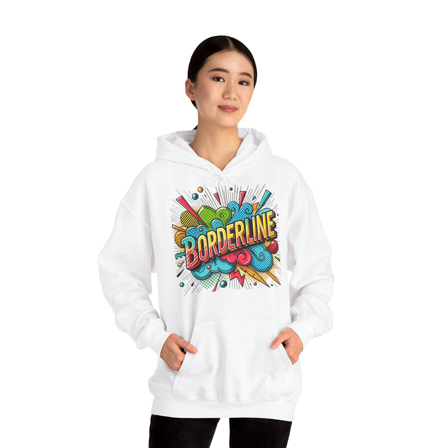 Hoodie " Borderline Kaboom" - Unisex Heavy Blend™ Hooded Sweatshirt