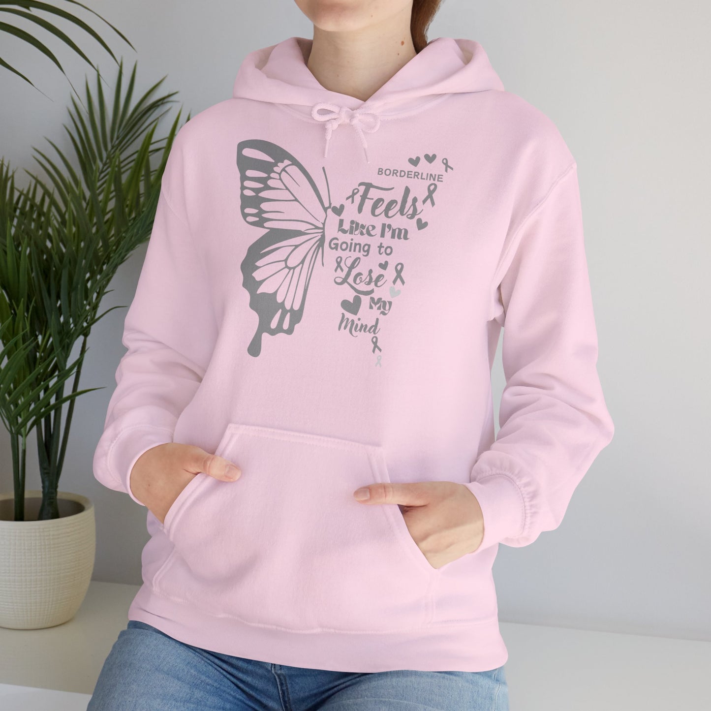 Hoodie "Le Vol Fragile de l’Esprit" - Unisex Heavy Blend™ Hooded Sweatshirt