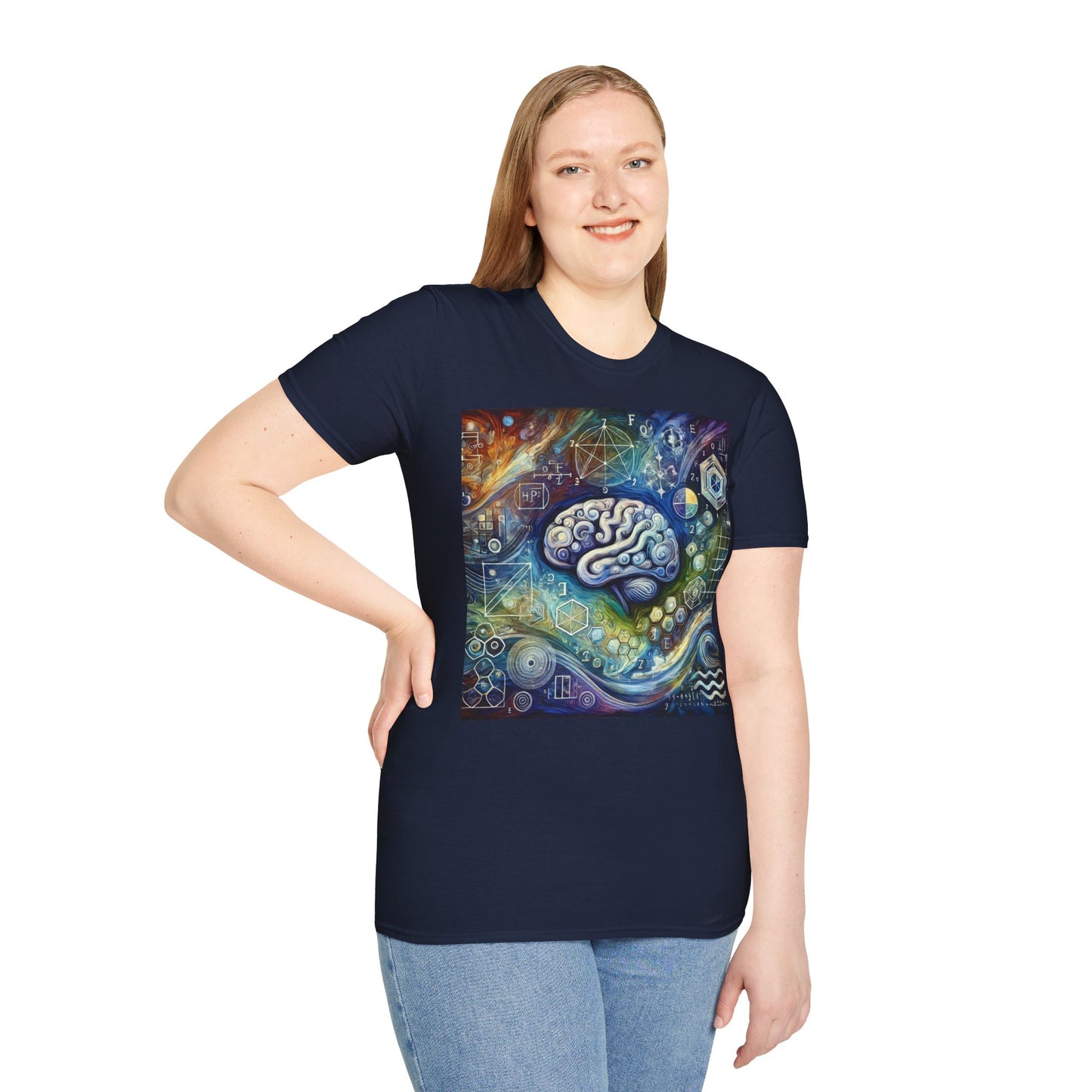 t-shirt "The brain " HPI / Gifted - Unisex Softstyle T-Shirt