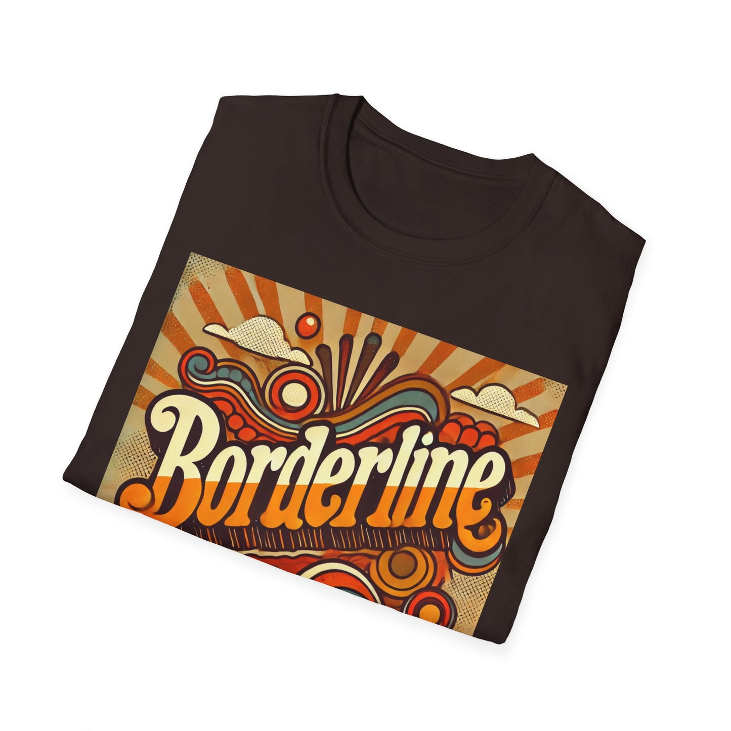 Borderline T-Shirt 70s  - Unisex Softstyle T-Shirt