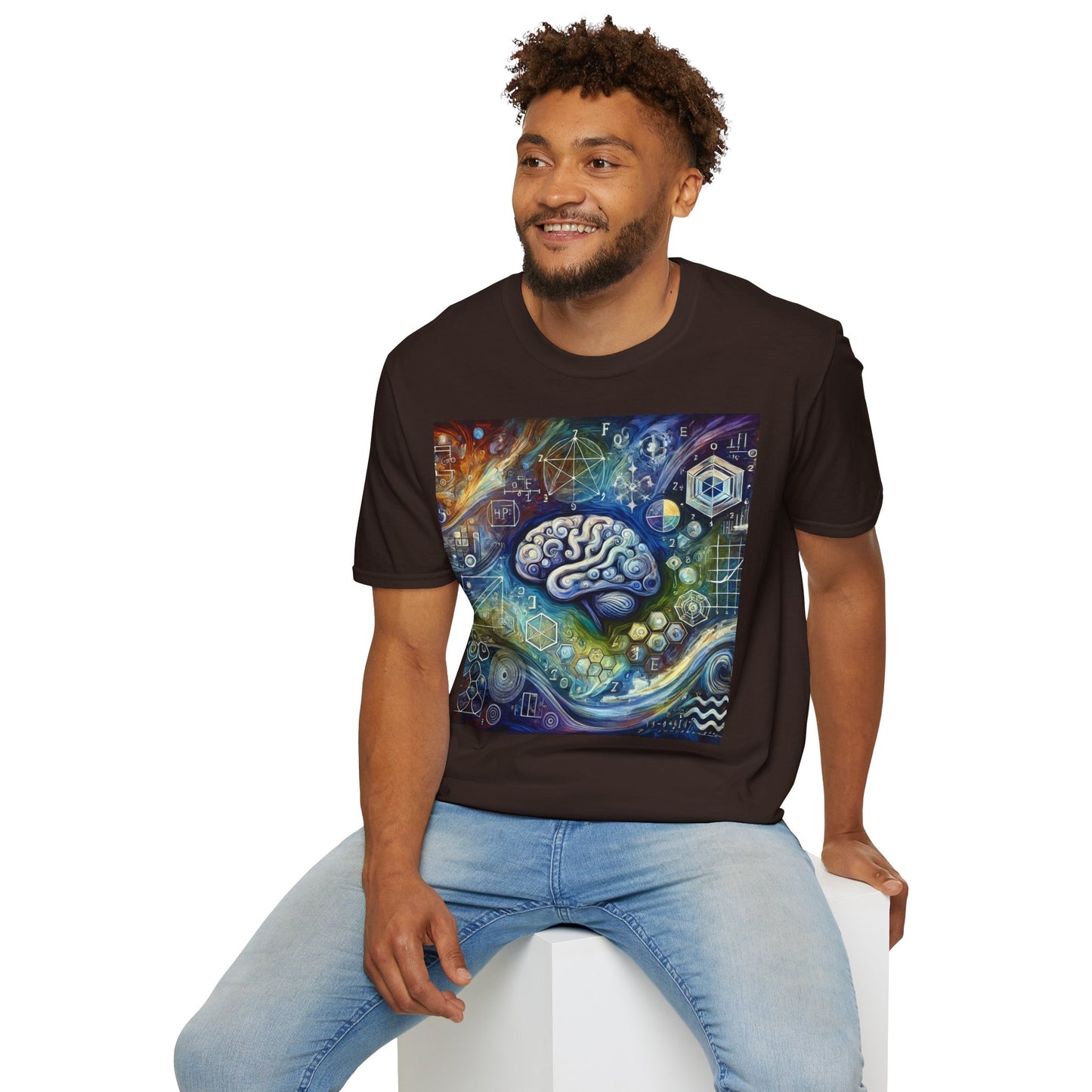 t-shirt "The brain " HPI / Gifted - Unisex Softstyle T-Shirt