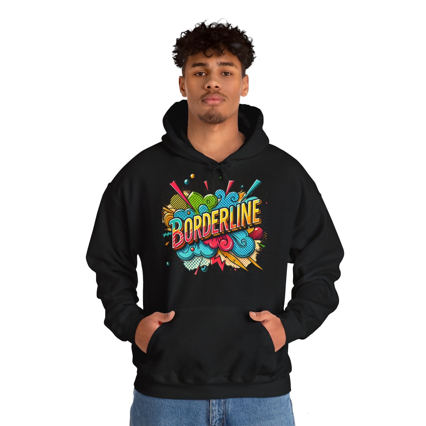 Hoodie " Borderline Kaboom" - Unisex Heavy Blend™ Hooded Sweatshirt