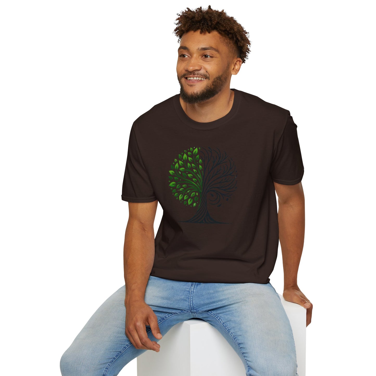 t-shirt "Symbole de l'arbre bipolaire" -Unisex Softstyle T-Shirt