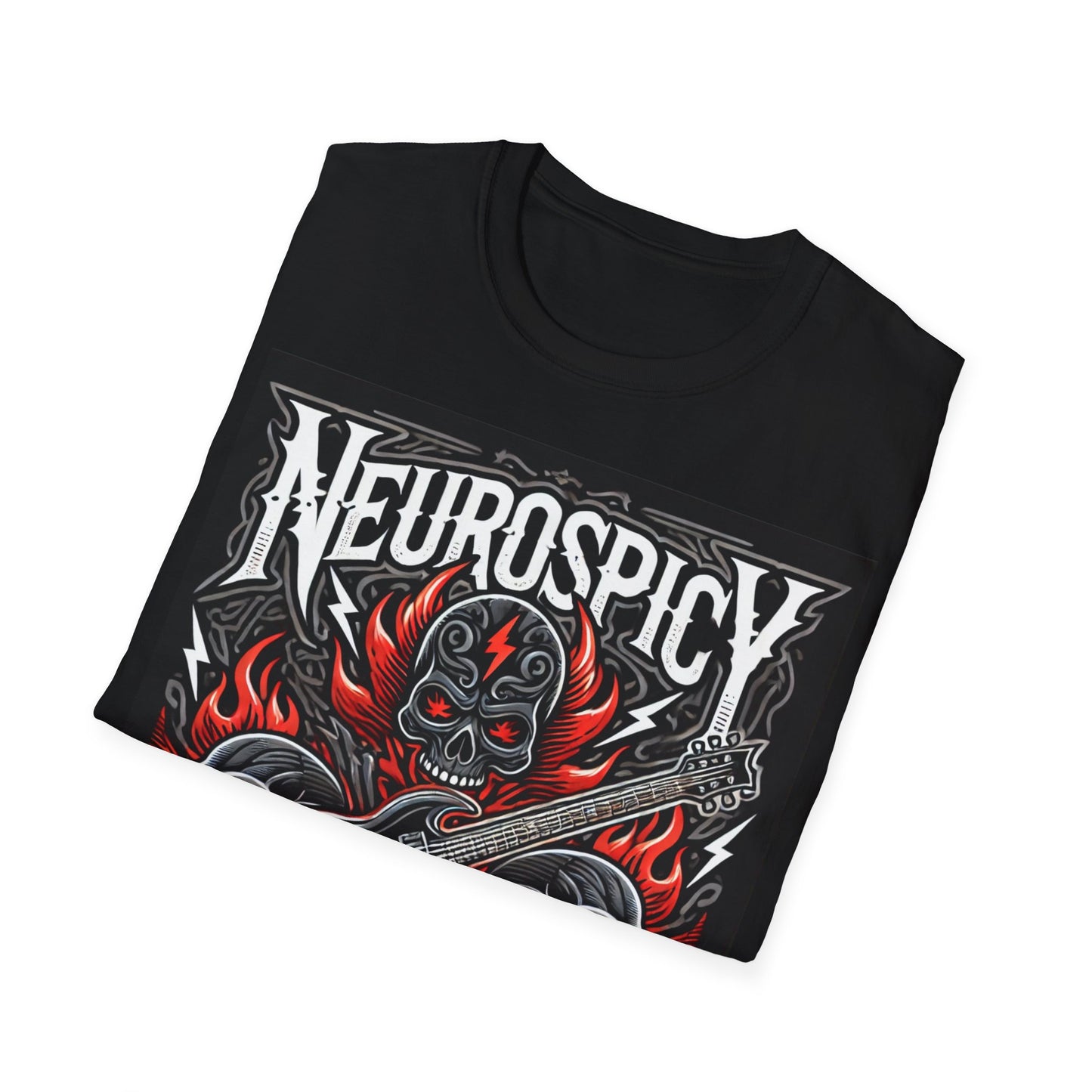 T-shirt "Metal Neurospicy" - Unisex Softstyle T-Shirt