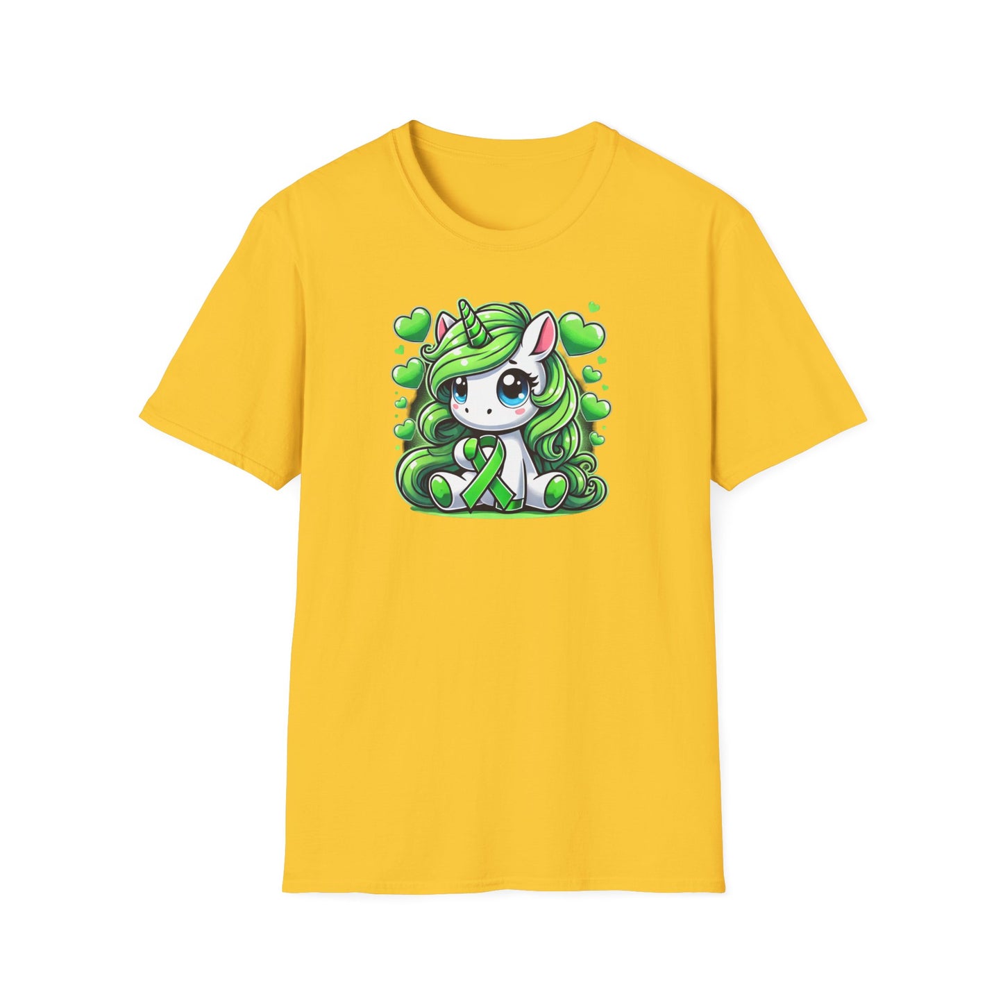 T-shirt "Licorne Ruban Bipolaire" - Unisex Softstyle T-Shirt