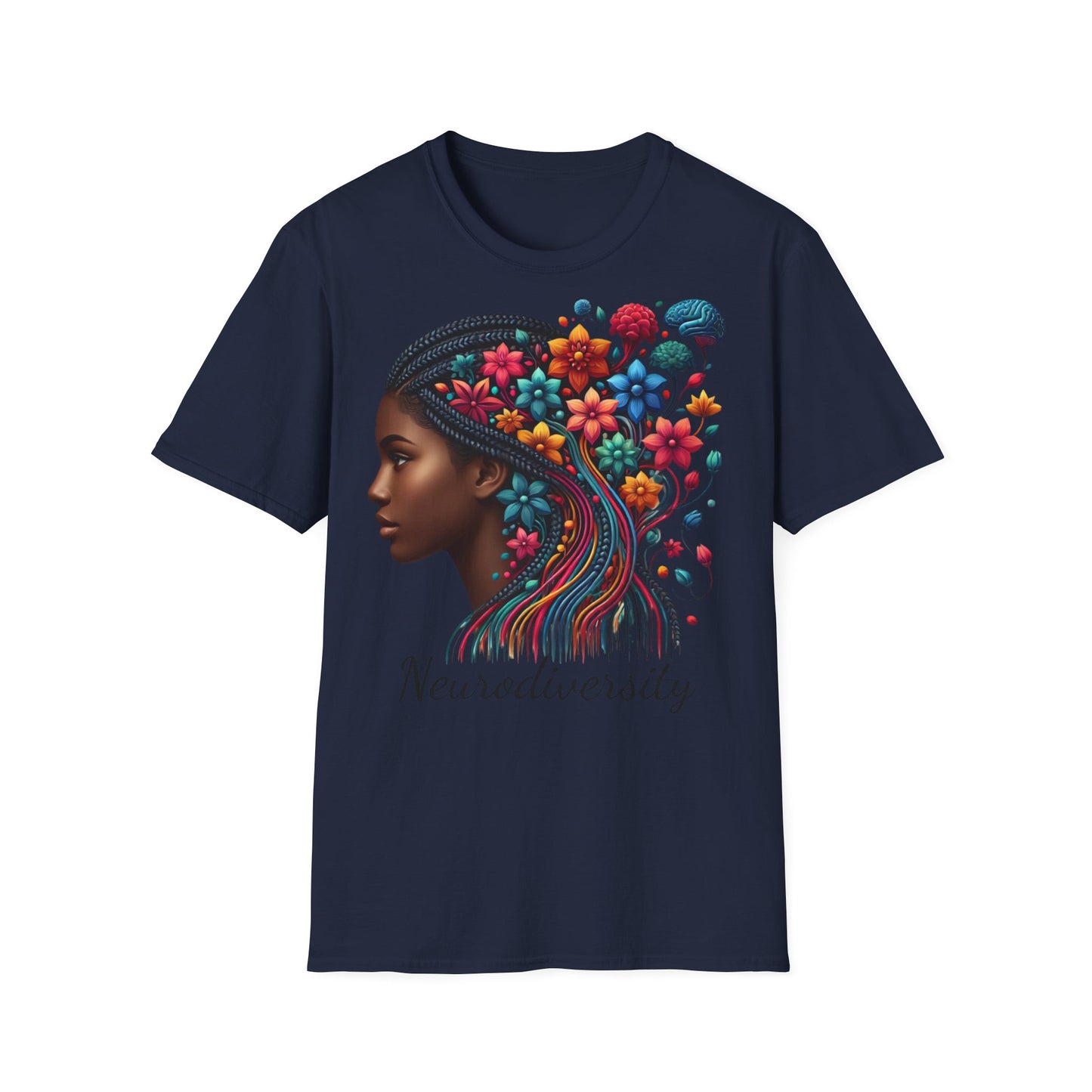 Femme Black Neurodiversity - Unisex Softstyle T-Shirt