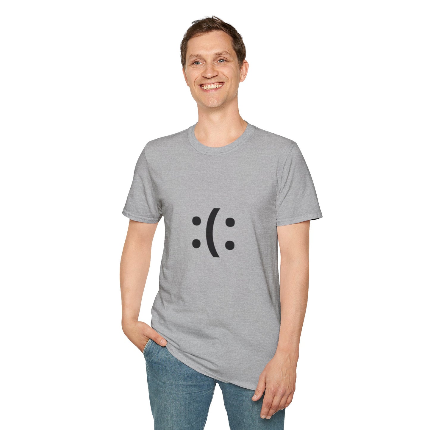 T-shirt Smiley Bipolaire - Unisex Softstyle T-Shirt