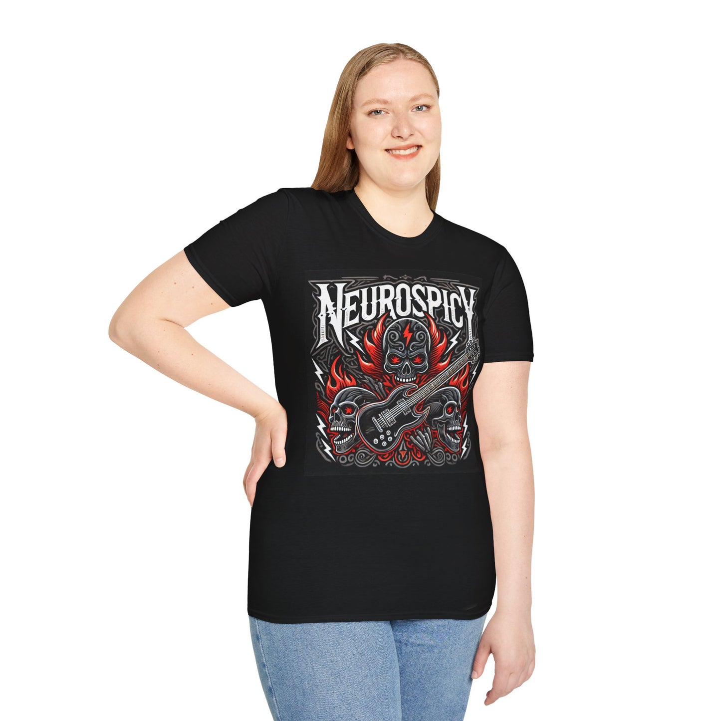 T-shirt "Metal Neurospicy" - Unisex Softstyle T-Shirt