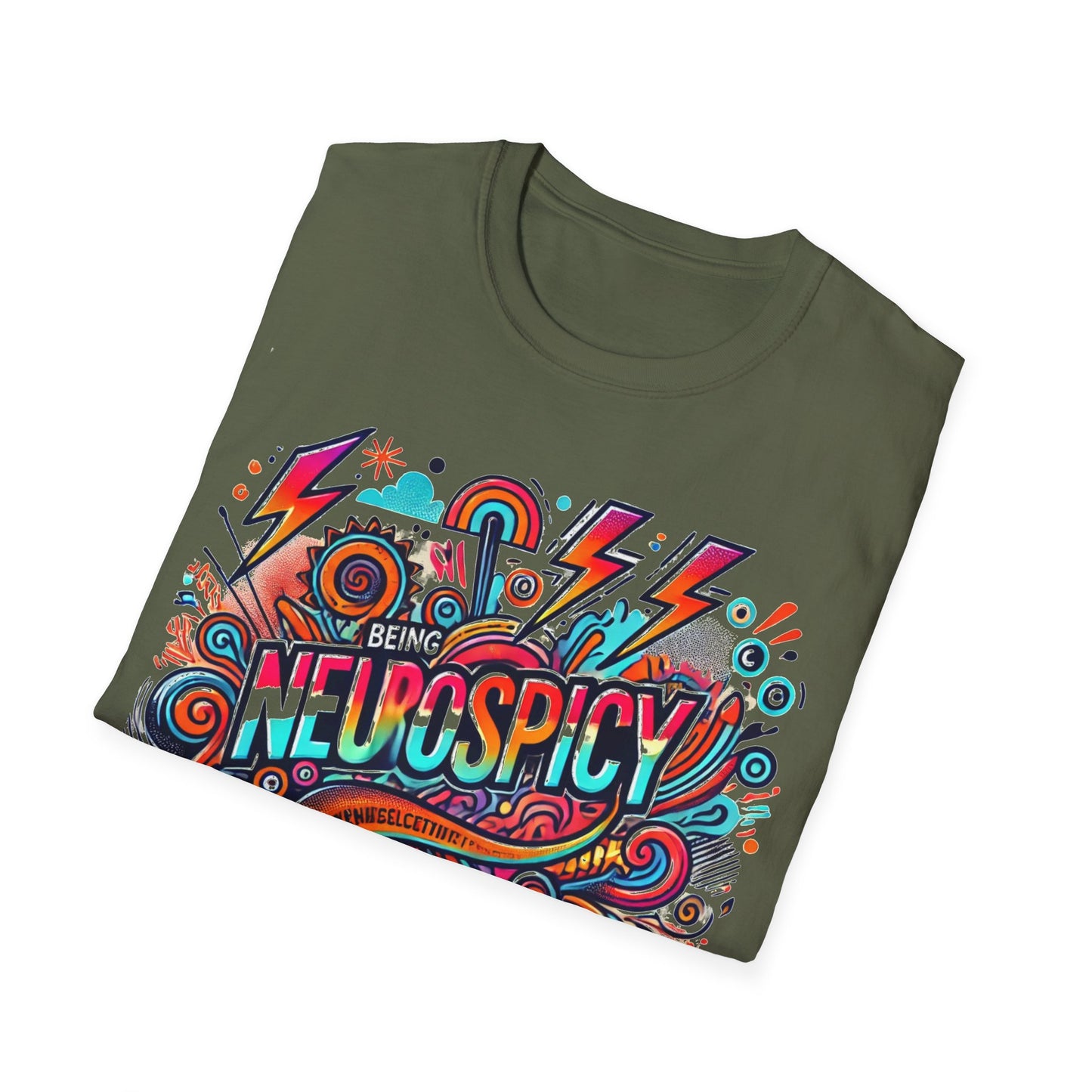 T-shirt " Being Neurospicy" - Unisex Softstyle T-Shirt