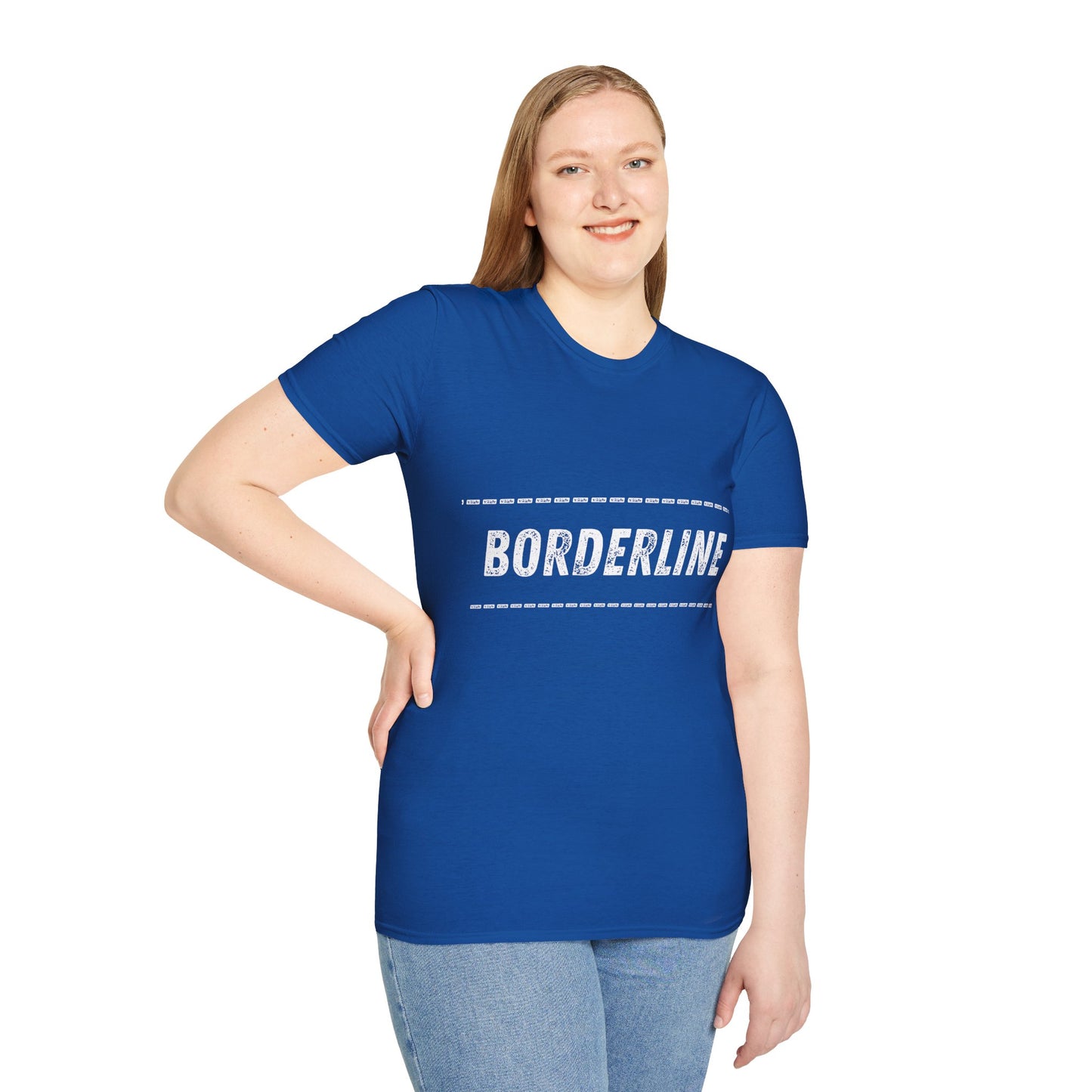 T-shirt "Borderline" - Unisex Softstyle T-Shirt