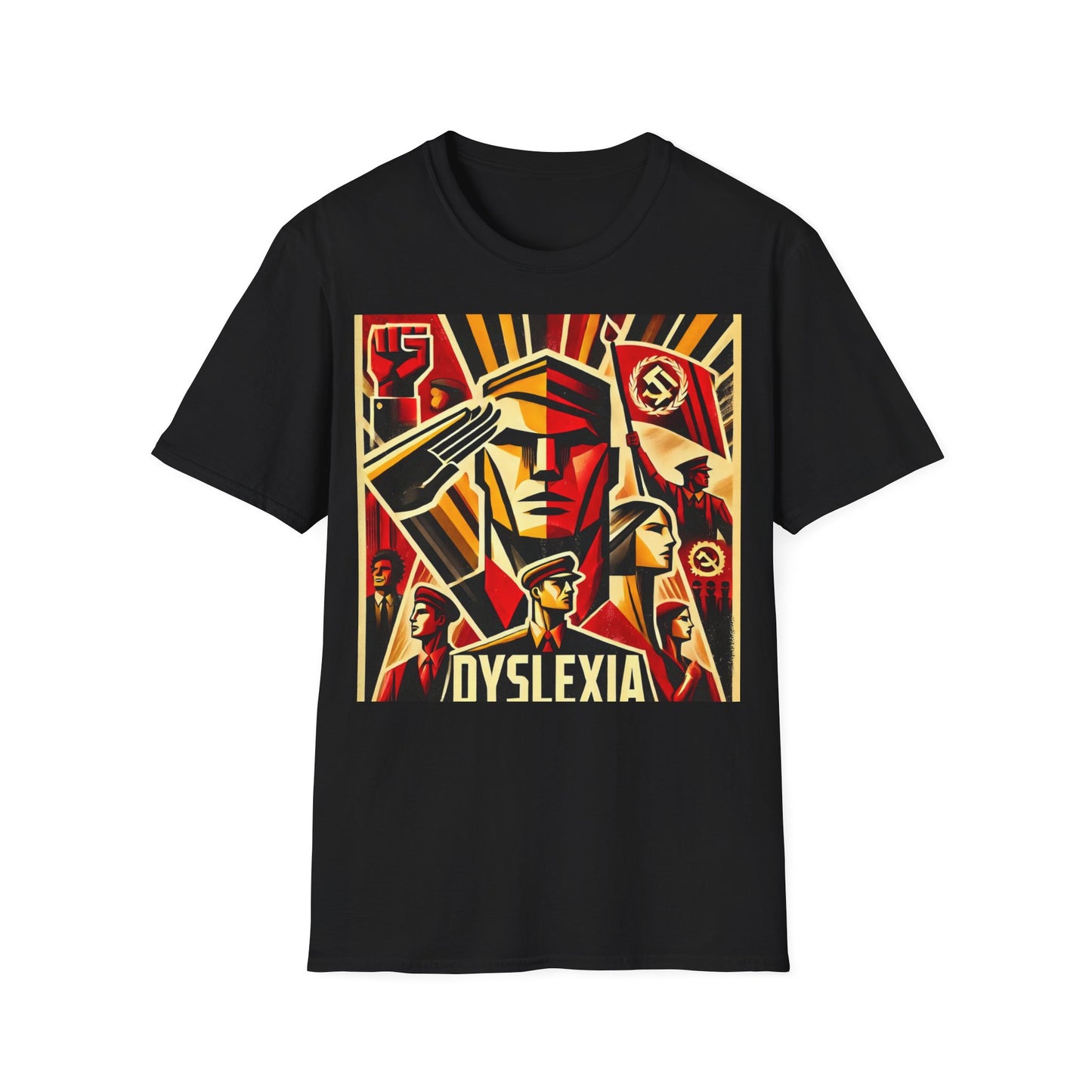 T-shirt "Dyslexie Comrad " - Unisex Softstyle T-Shirt