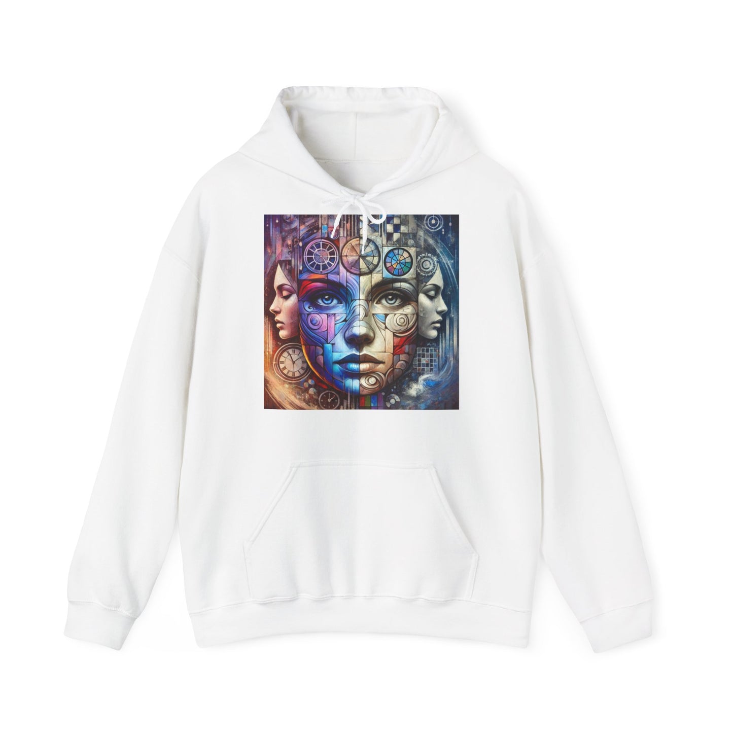 Hoodie "Mosaïque Mentale" - Unisex Heavy Blend™ Hooded Sweatshirt