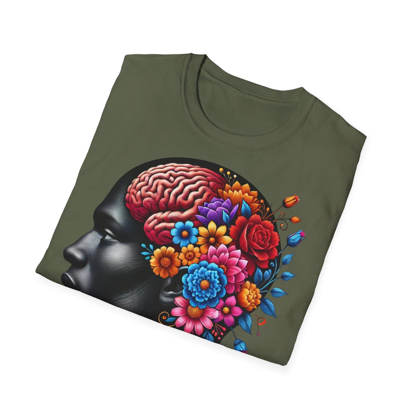 Homme Black Neurodiversity - Unisex Softstyle T-Shirt