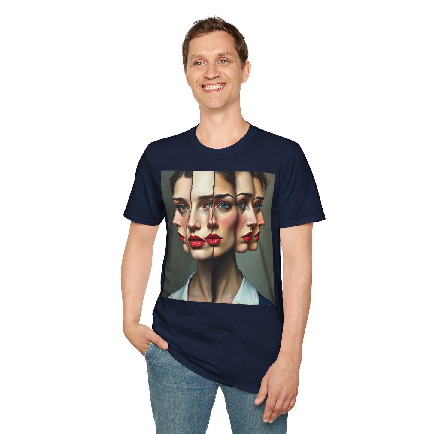 T-shirt " Reflets Fragmentés" TDI/DID - Unisex Softstyle T-Shirt