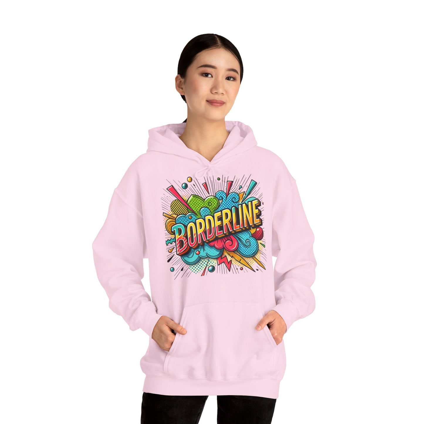 Hoodie " Borderline Kaboom" - Unisex Heavy Blend™ Hooded Sweatshirt