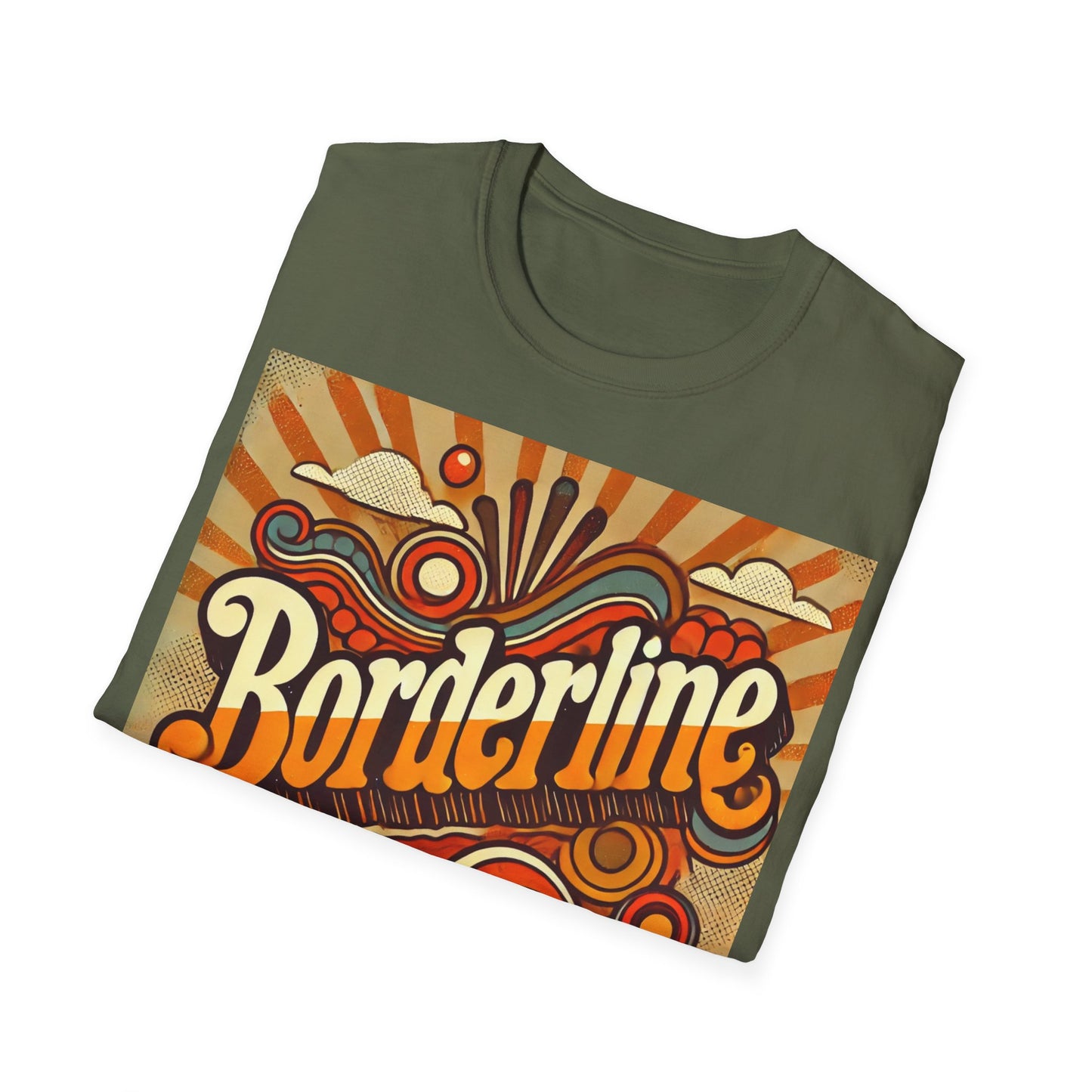 Borderline T-Shirt 70s  - Unisex Softstyle T-Shirt