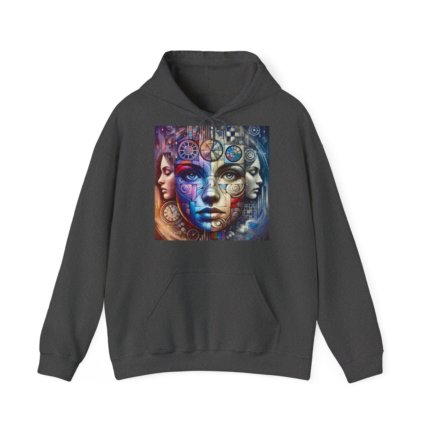 Hoodie "Mosaïque Mentale" - Unisex Heavy Blend™ Hooded Sweatshirt