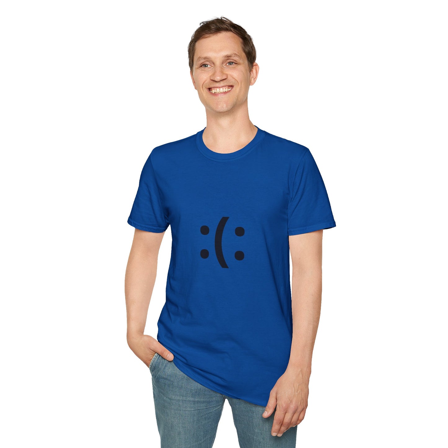 T-shirt Smiley Bipolaire - Unisex Softstyle T-Shirt