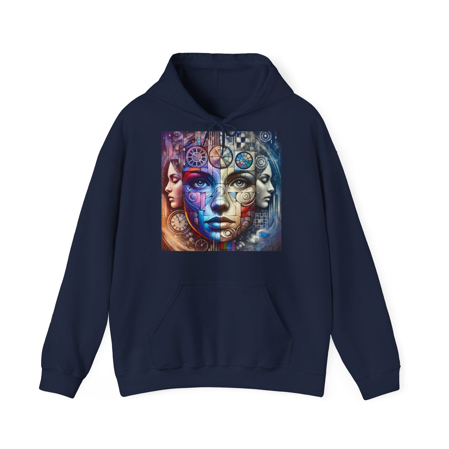 Hoodie "Mosaïque Mentale" - Unisex Heavy Blend™ Hooded Sweatshirt