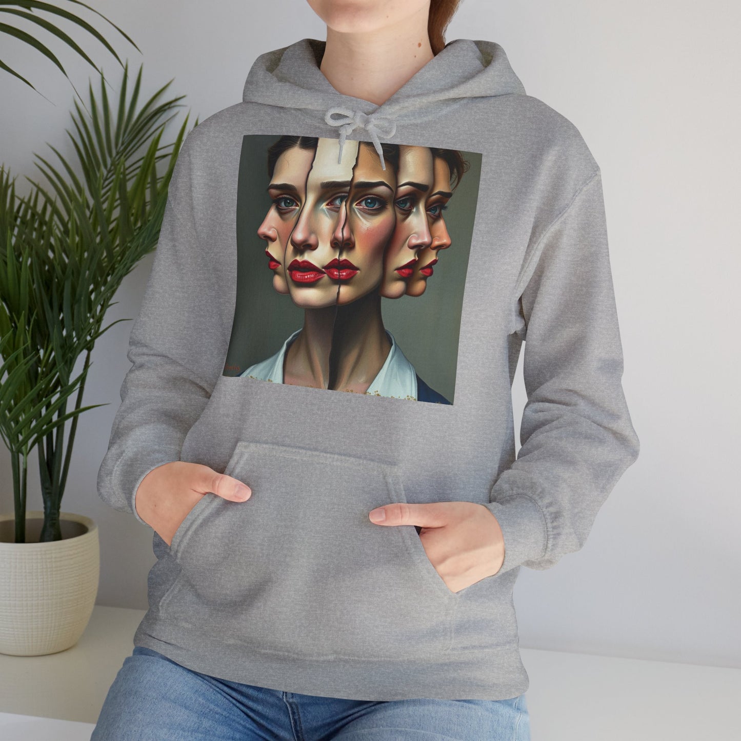 Hoodie "Reflets Fragmentés" - Unisex Heavy Blend™ Hooded Sweatshirt