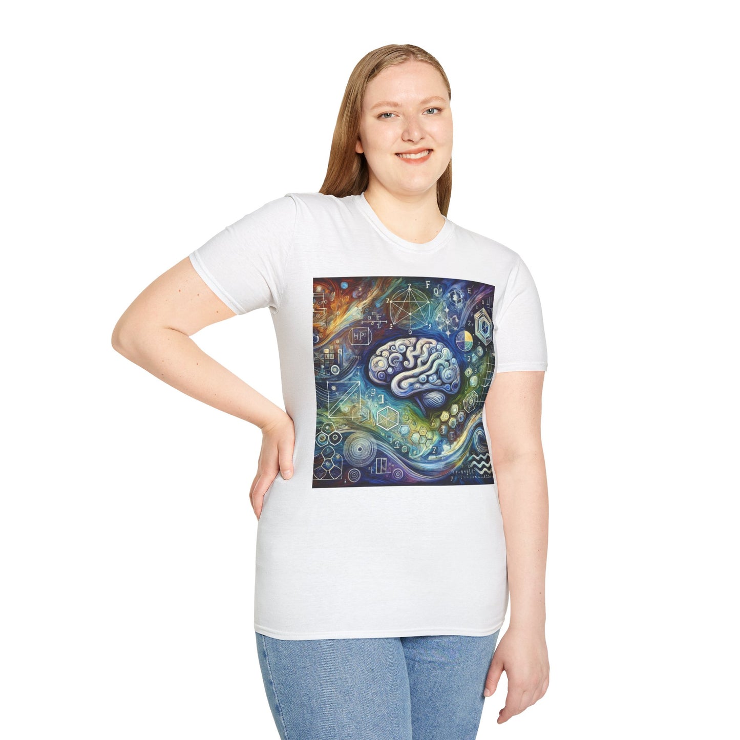 t-shirt "The brain " HPI / Gifted - Unisex Softstyle T-Shirt