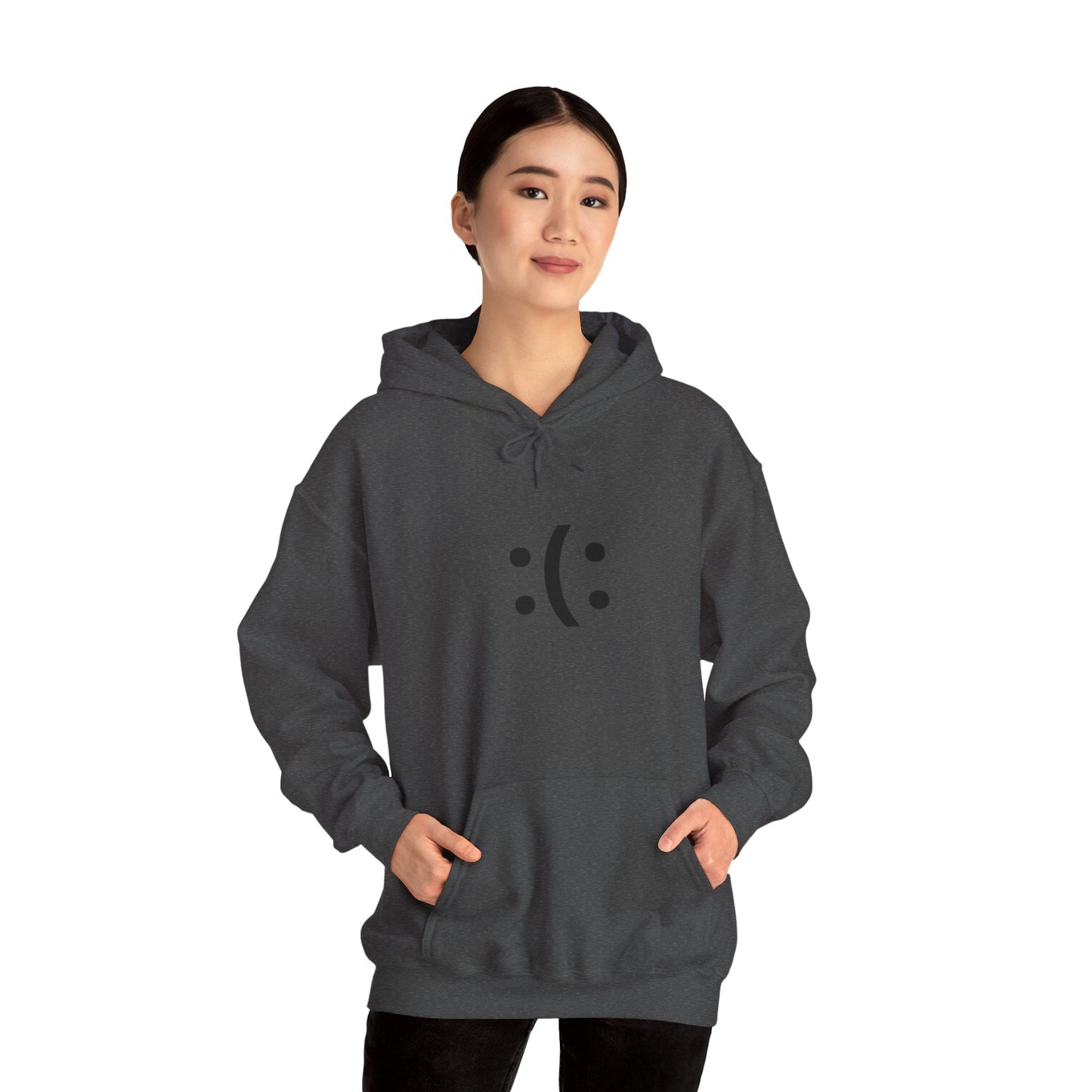 Hoodie "Smiley Bipolaire" - Unisex Heavy Blend™ Hooded Sweatshirt