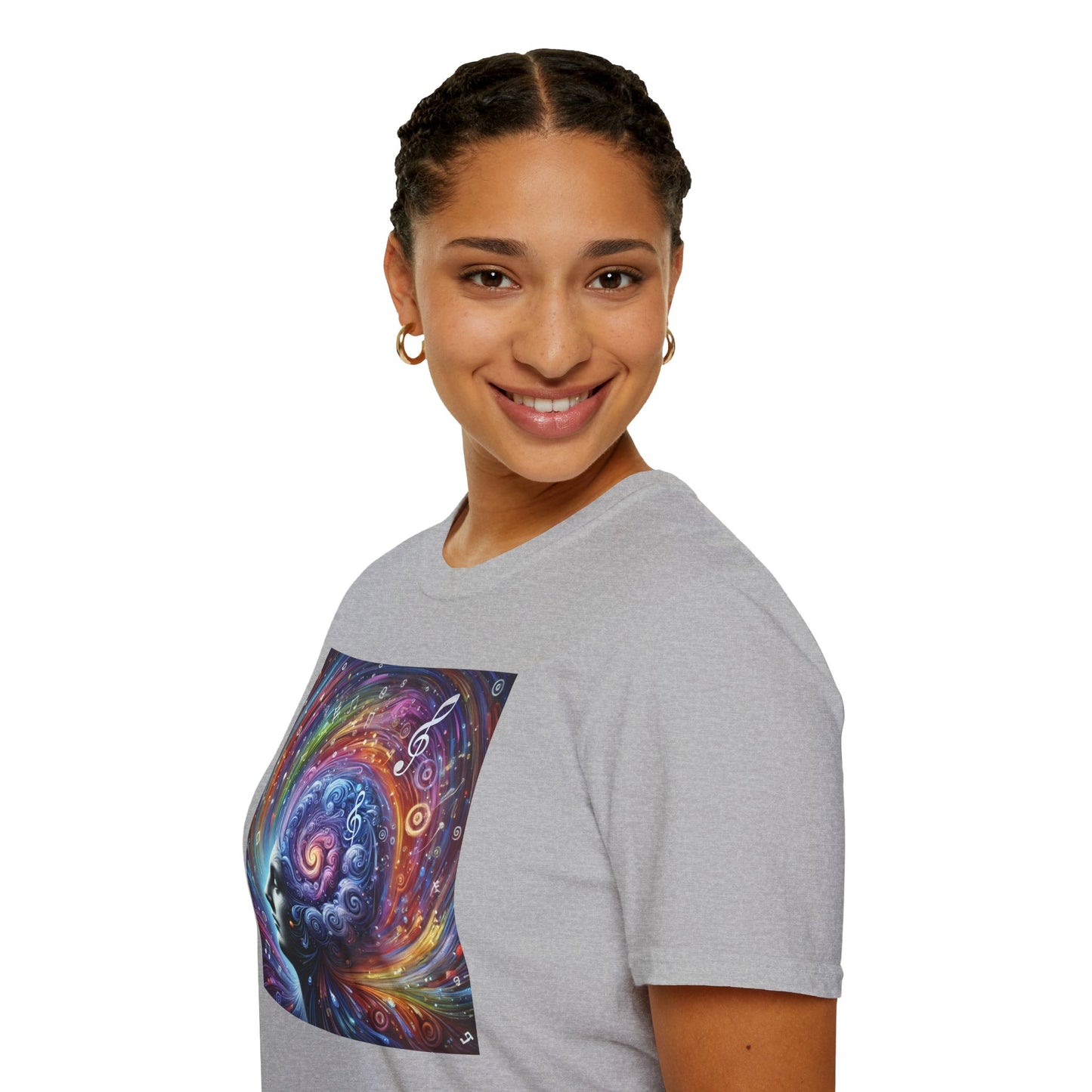 T-shirt "Vortex de pensées" HIP/Gifted - Unisex Softstyle T-Shirt