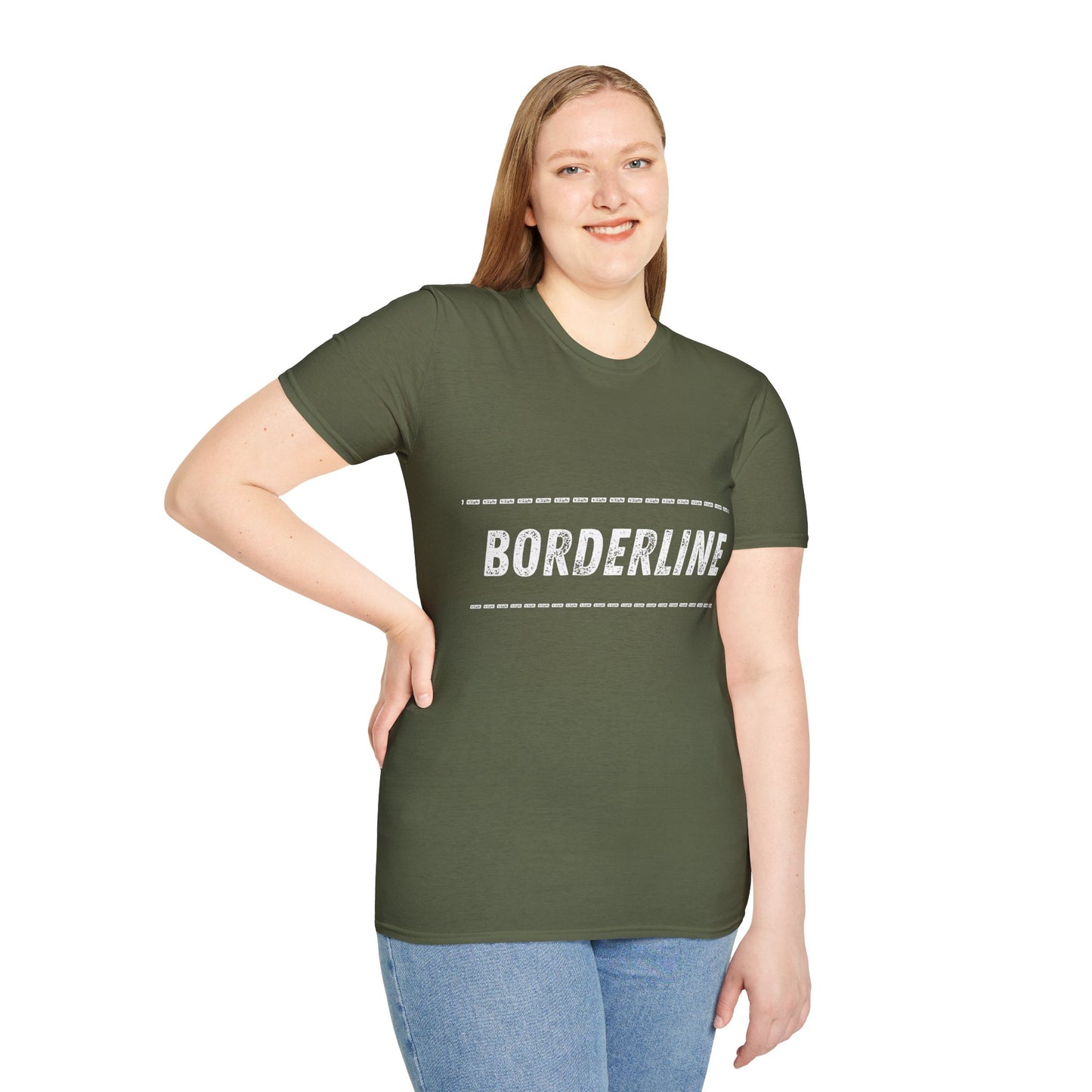 T-shirt "Borderline" - Unisex Softstyle T-Shirt