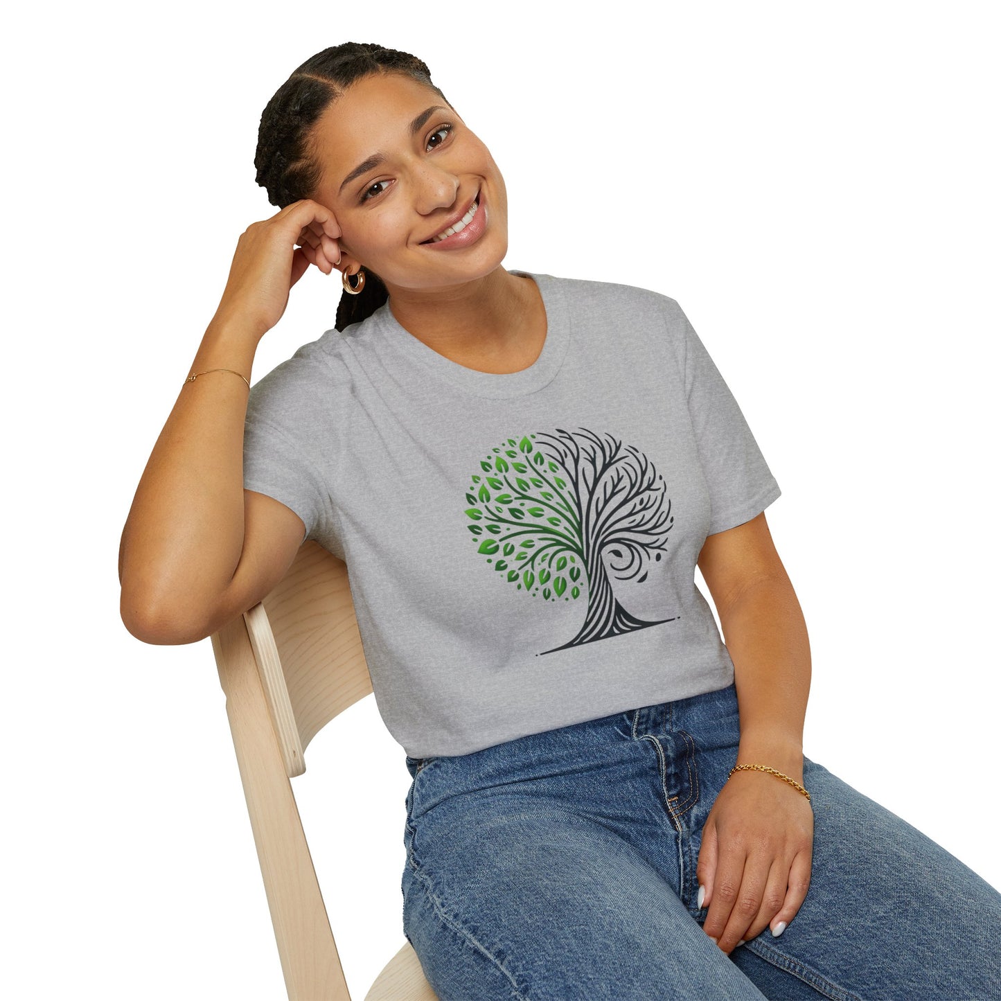 t-shirt "Symbole de l'arbre bipolaire" -Unisex Softstyle T-Shirt