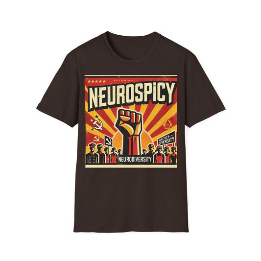 T-shirt " Neurospicy, Comrade!" - Unisex Softstyle T-Shirt