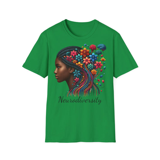 Femme Black Neurodiversity - Unisex Softstyle T-Shirt