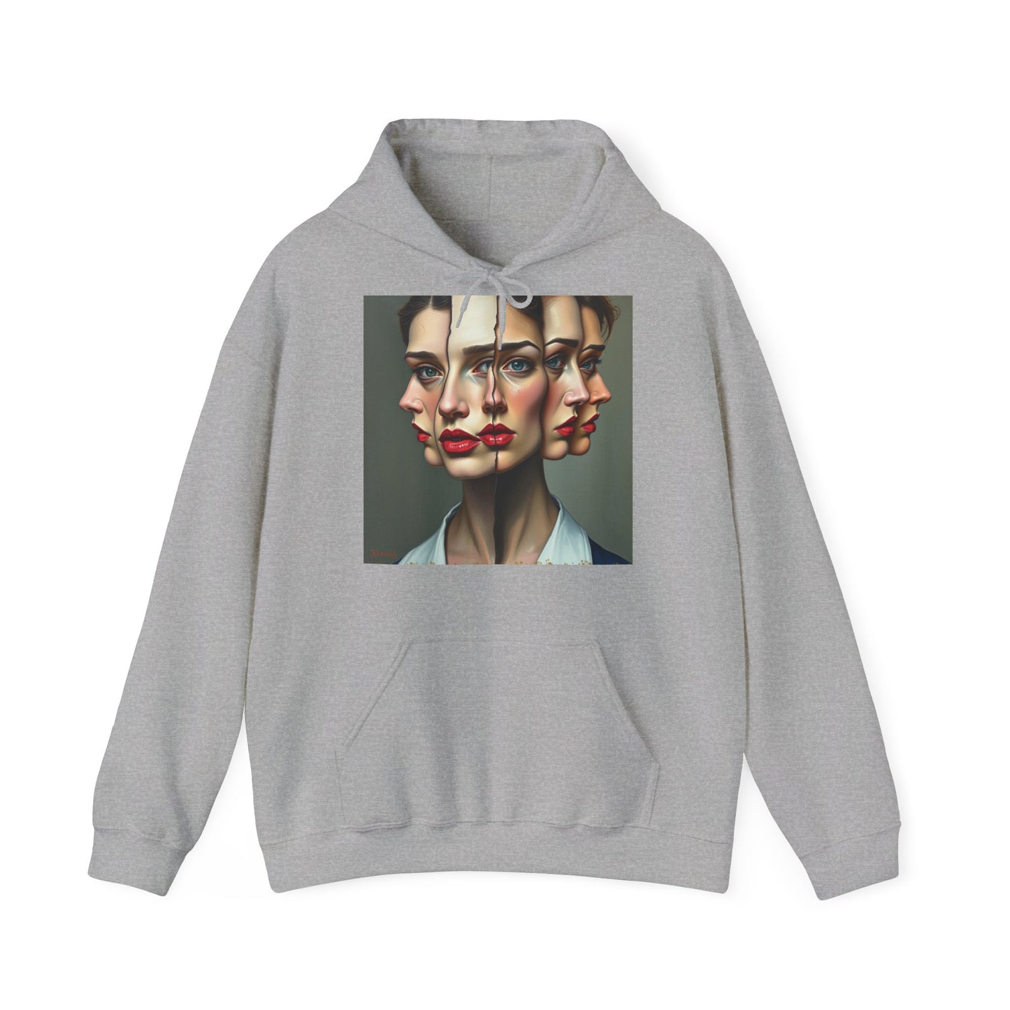 Hoodie "Reflets Fragmentés" - Unisex Heavy Blend™ Hooded Sweatshirt