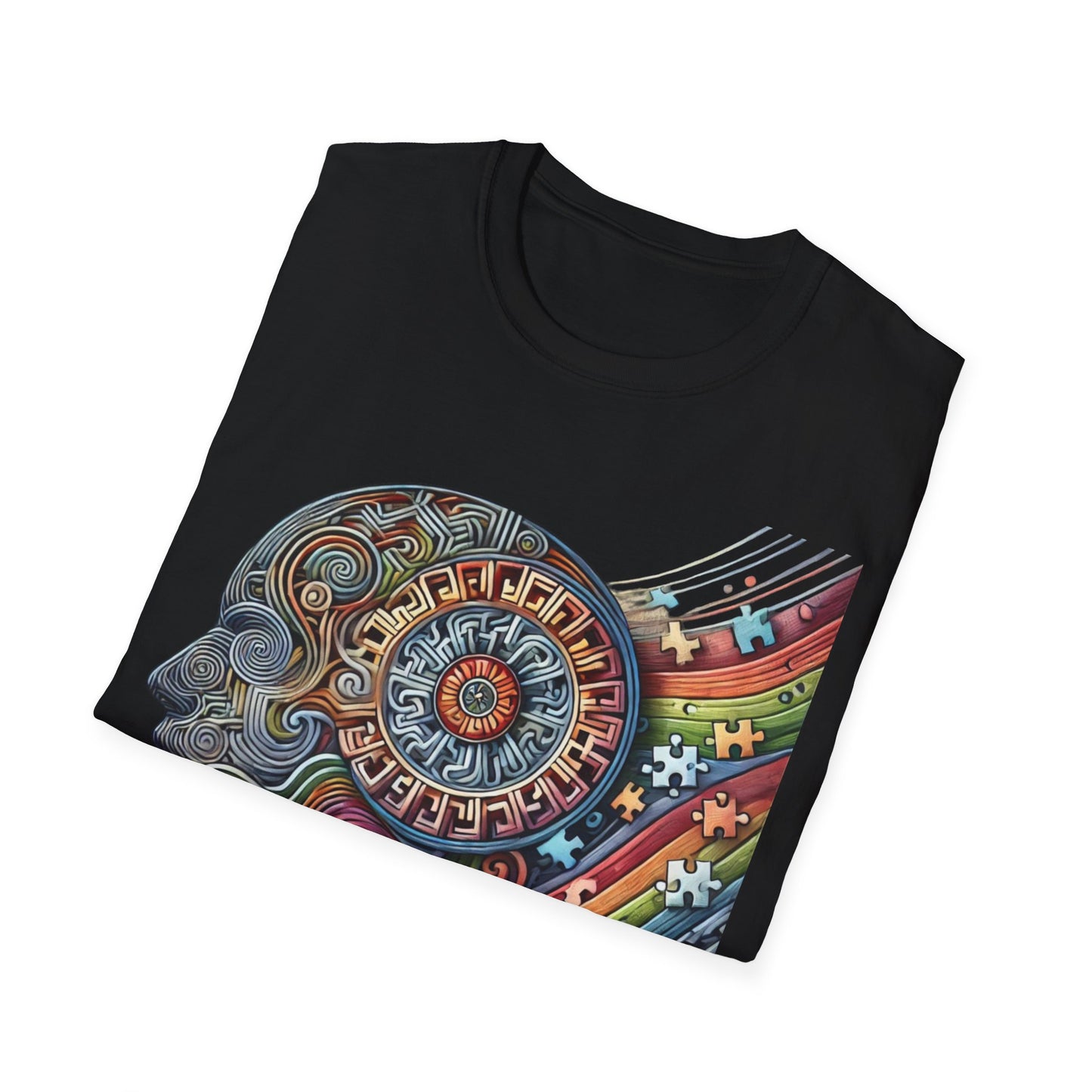 T-shirt Homme Puzzle Austisme - Unisex Softstyle T-Shirt