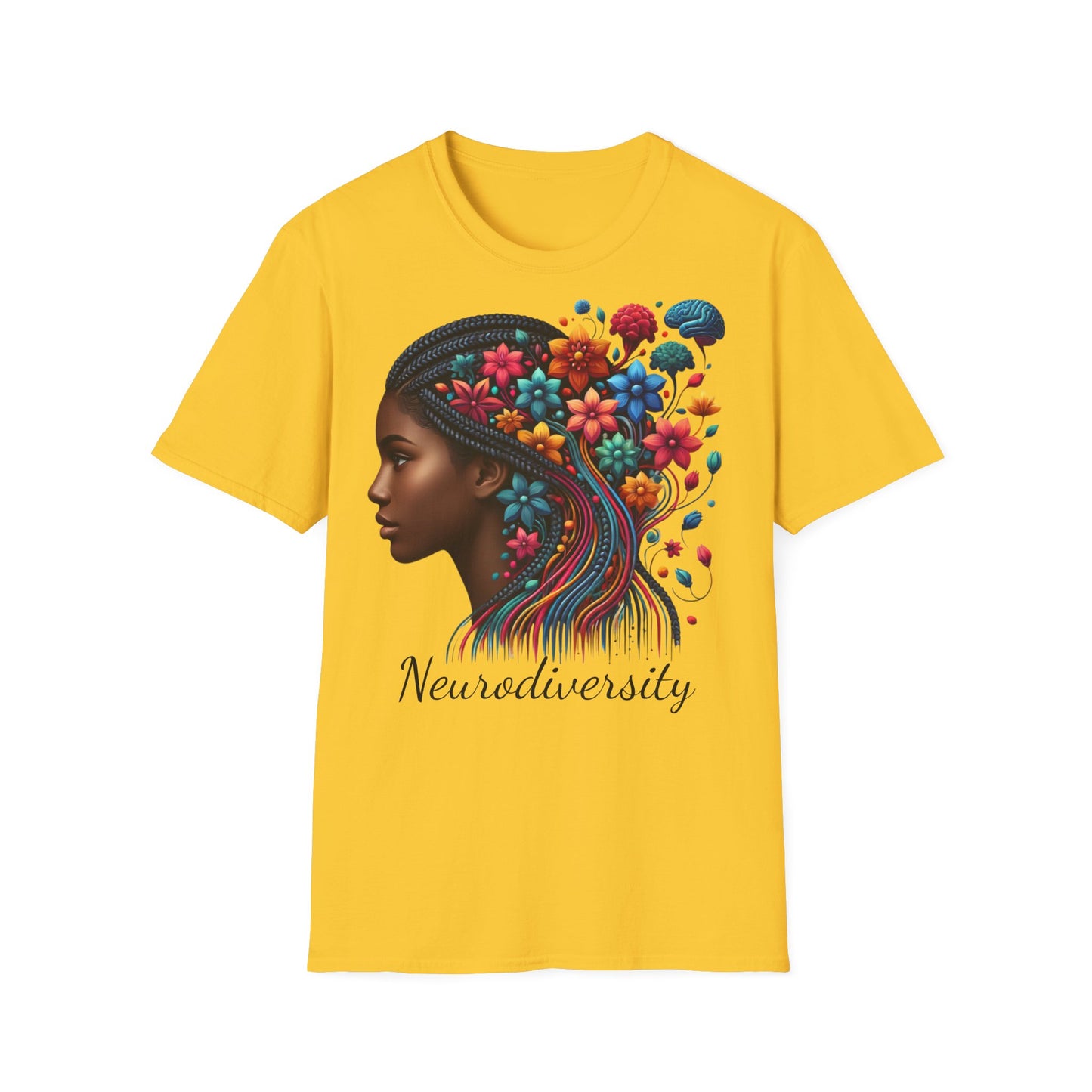 Femme Black Neurodiversity - Unisex Softstyle T-Shirt