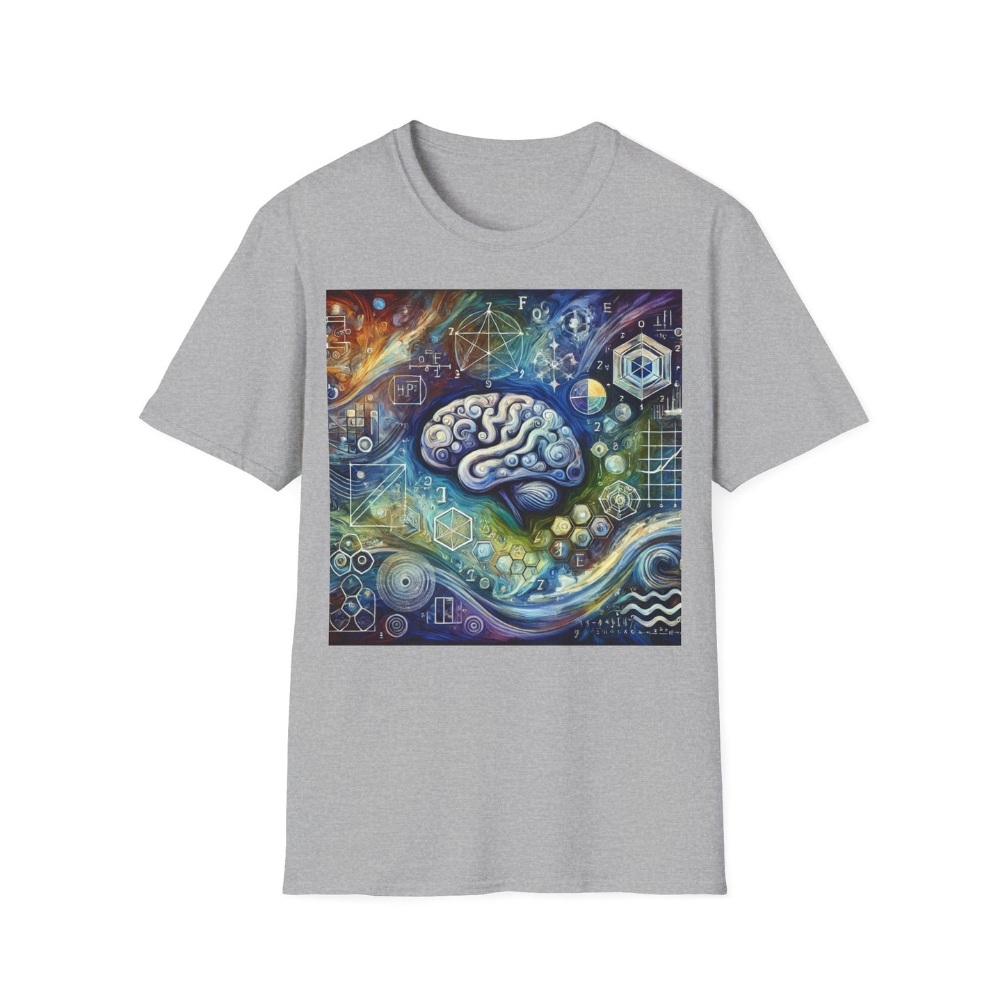 t-shirt "The brain " HPI / Gifted - Unisex Softstyle T-Shirt