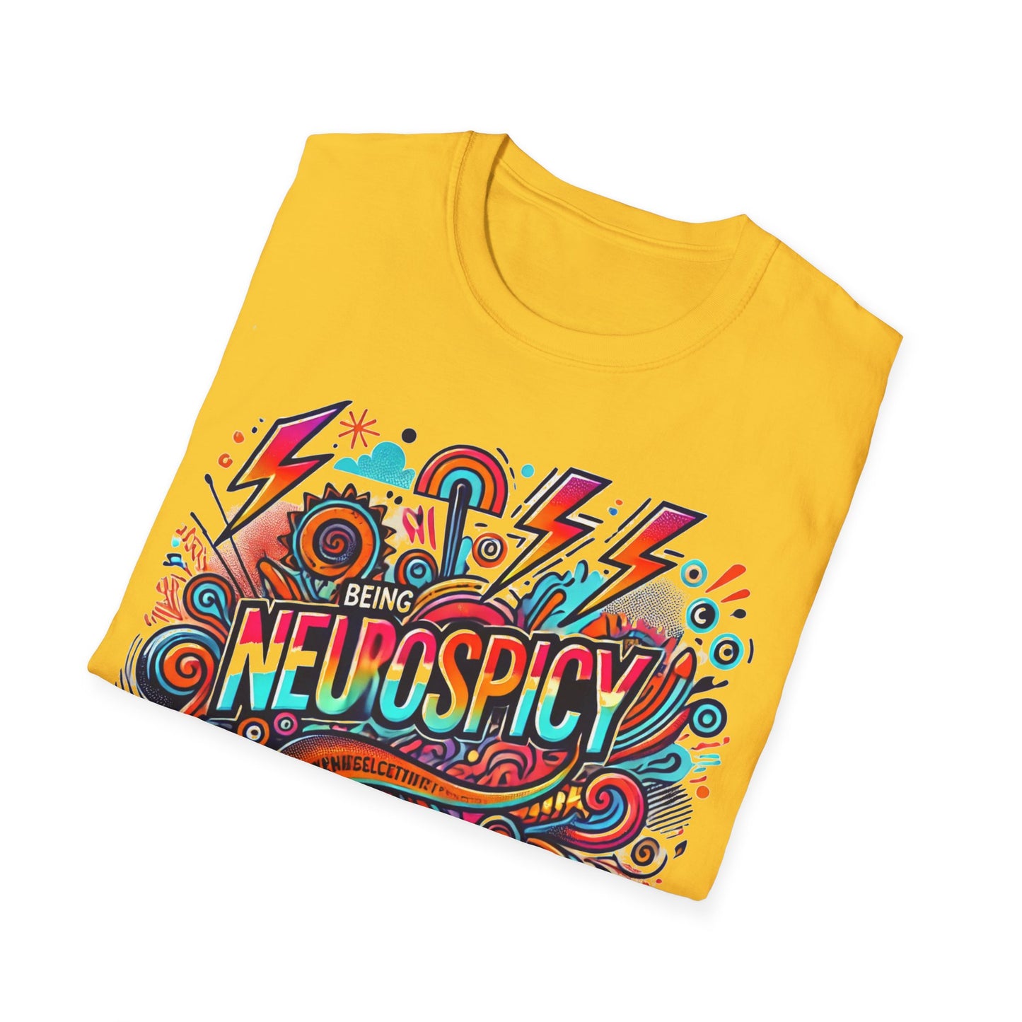 T-shirt " Being Neurospicy" - Unisex Softstyle T-Shirt