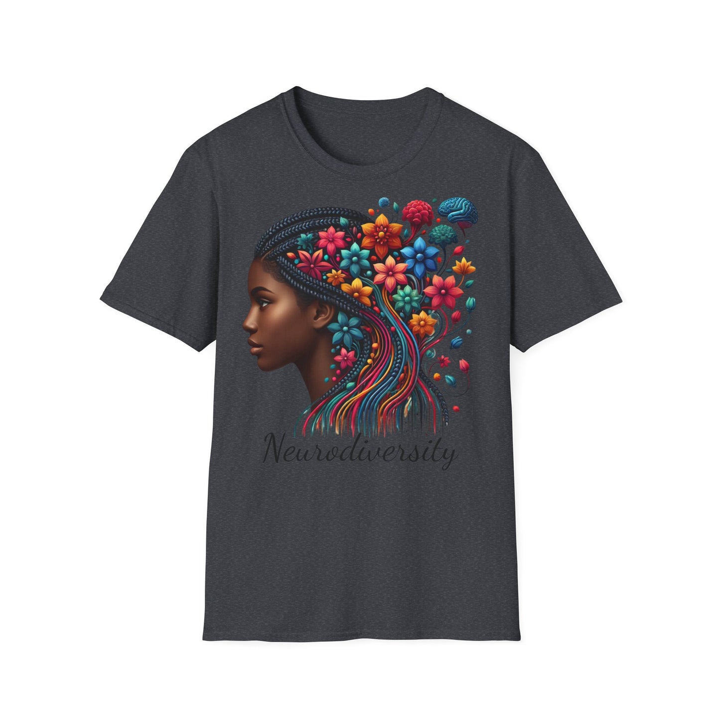 Femme Black Neurodiversity - Unisex Softstyle T-Shirt