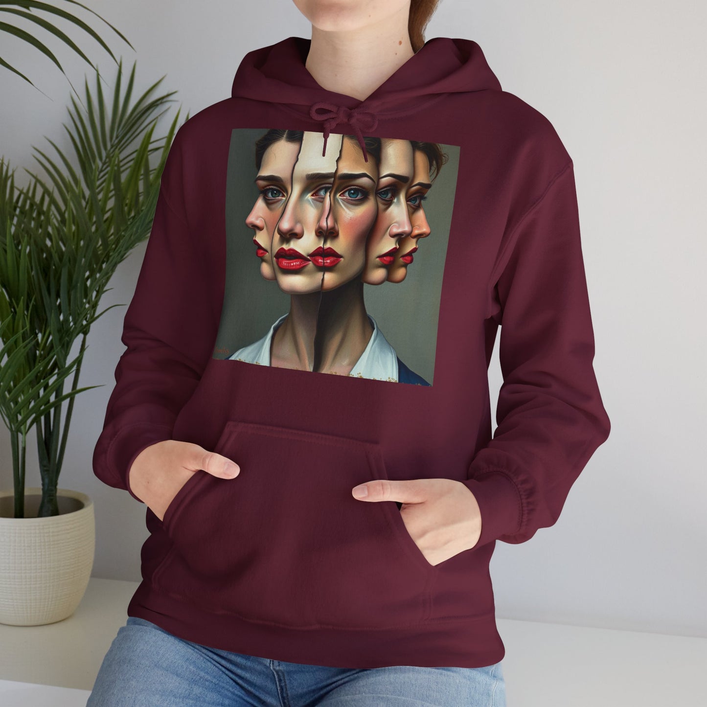 Hoodie "Reflets Fragmentés" - Unisex Heavy Blend™ Hooded Sweatshirt